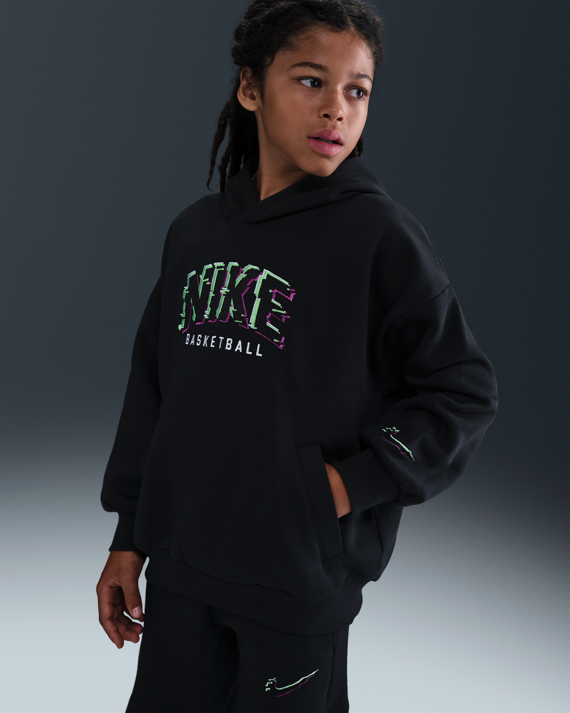Nike Culture of Basketball Big Kids' Pullover Fleece Hoodie. Nike.com